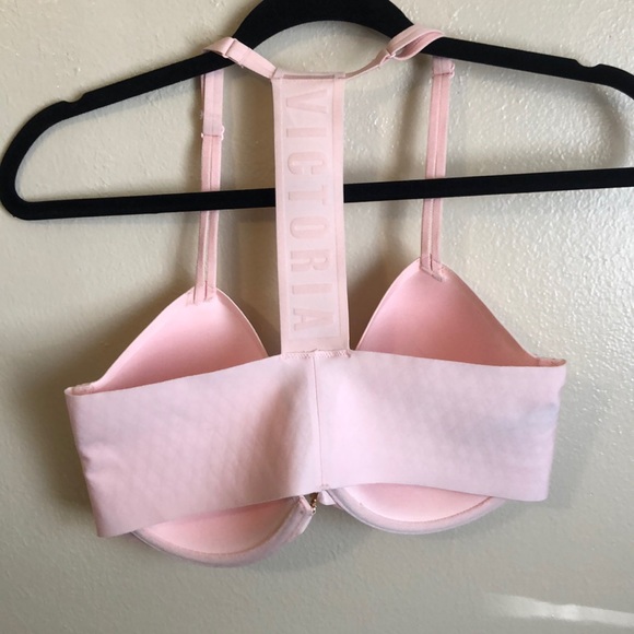 SOLD Pink VS Perfect Coverage Lined Racerback Bra - Picture 2 of 5